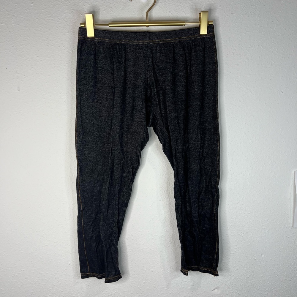 Women’s Small Dark Wash Jeggings Stretch Denim Leggings Capri Pants